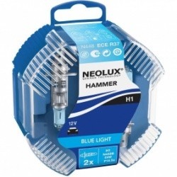 NEOLUX лампочка BLUE 12V H1 55W (евробокс 2шт)
